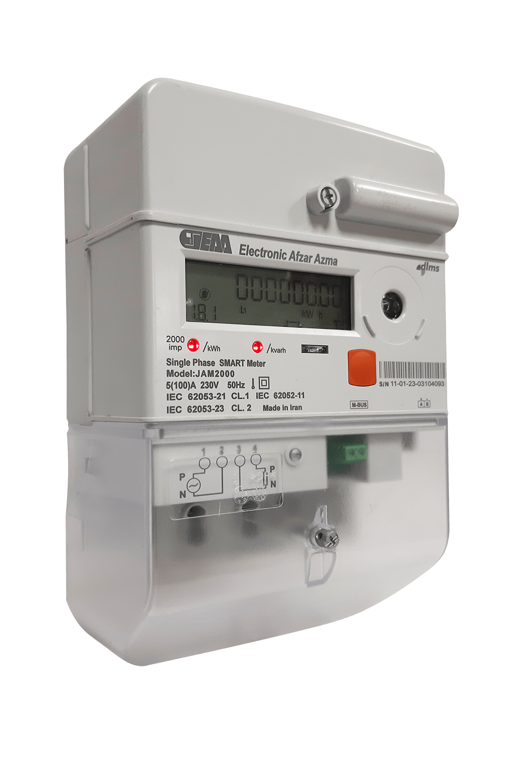 JAM2000 Single Phas Smart Meter